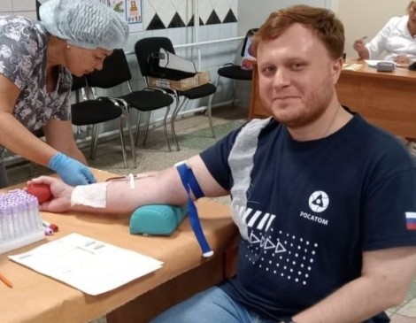 Сотрудники компании «НИКИМТ-Атомстрой» в Курской области приняли участие в донорской акции